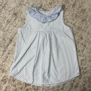 Hannah Kate Swiss Dot Collared Blouse Girls 8